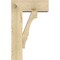 Ekena Millwork Balboa Block Rough Sawn Bracket w/ Offset Brace, Douglas Fir, 8"W x 20"D x 32"H BKT0806X20X32BOA05RDF - alternate 4